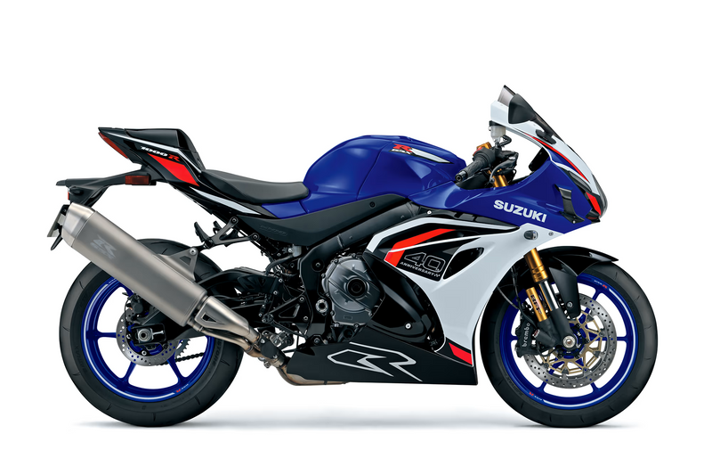 Load image into Gallery viewer, 2026 Suzuki GSX-R 1000 RW 40th Anniversary motorcycle on a white background