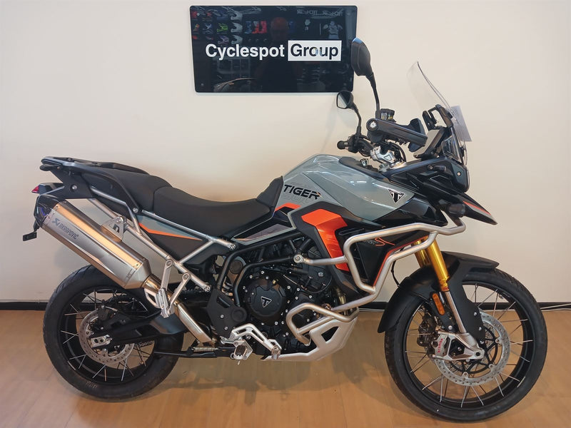Load image into Gallery viewer, 2026 Triumph Tiger 900 Desert Edition adventure bike at Cyclespot