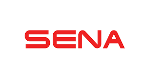 Sena logo with a sleek, tech-forward design, representing world-leading Bluetooth motorcycle communication systems.