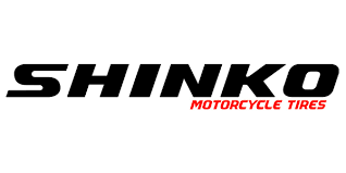 Shinko logo in a classic, dependable font, representing high-value motorcycle tyres with Japanese engineering heritage.