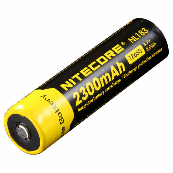 Load image into Gallery viewer, NITECORE LI-ION RECHARGEABLE BATTERY 18650 (3.7v / 2300mAh)
