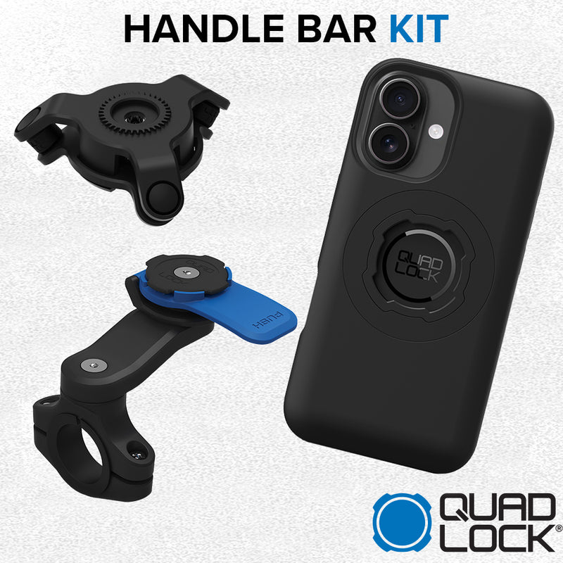 Load image into Gallery viewer, iPhone 16 Handlebar Mount Kit Quad Lock
