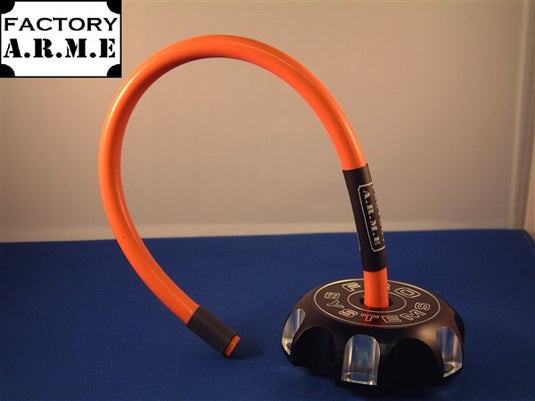 FUEL VENT HOSE FACTORY ARME TREATED WITH OUR UNIQUE TAC FORMULA,  ORANGE