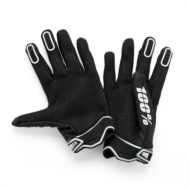 Load image into Gallery viewer, 100% [10046-00005] Ridefit Gloves Black
