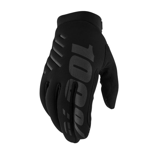 100% Brisker Youth Cold Weather Gloves Black