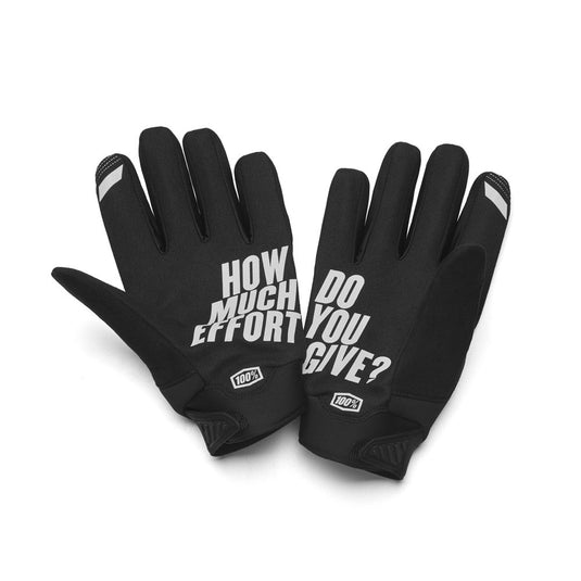100% Brisker Youth Cold Weather Gloves Black