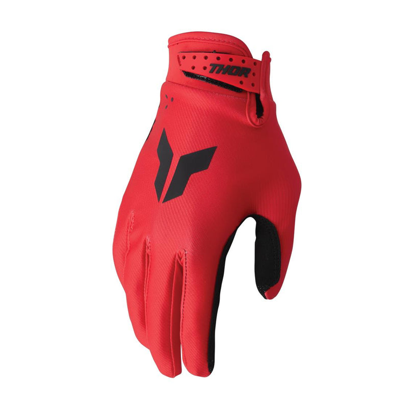 Load image into Gallery viewer, THOR GLOVE YOUTH LAUNCHMODE SPLIT RED
