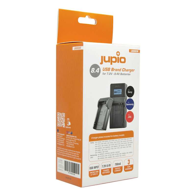Load image into Gallery viewer, JUPIO SONY BRAND 7.4V - 8.4V USB CHARGER
