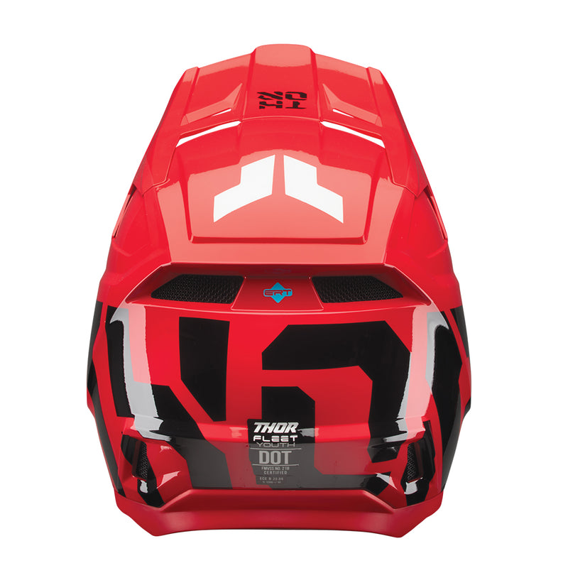 Load image into Gallery viewer, THOR HELMET FLEET FORGE RED YOUTH
