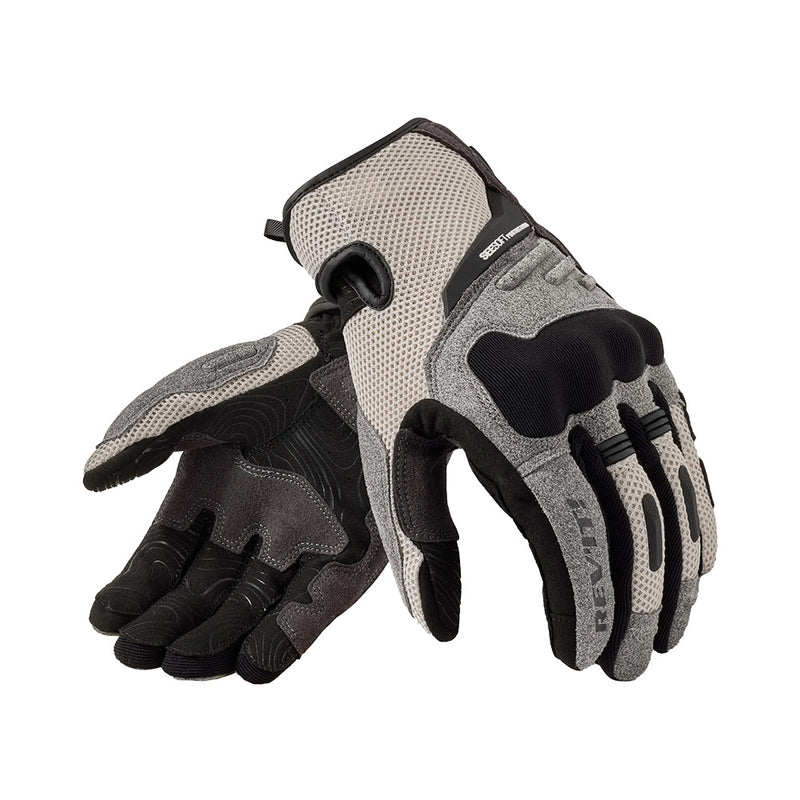 Load image into Gallery viewer, REV'IT! Cavern Gloves Light Grey-Black
