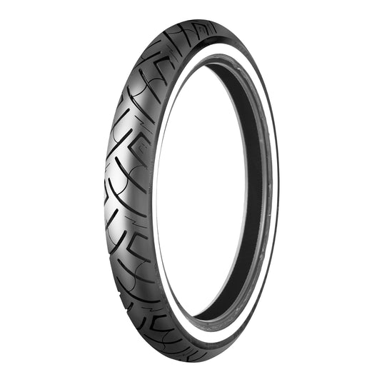 Shinko SR777 100/90-19 Front Tubeless Cruiser Tyre (White Wall)