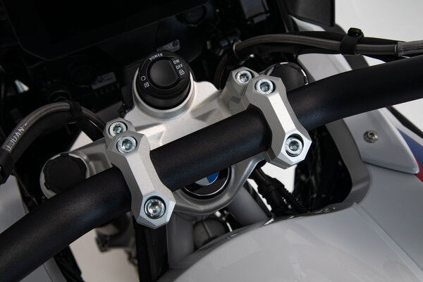 Load image into Gallery viewer, HANDLEBAR BAR BACK SW MOTECH 32MM HANDLEBARS SILVER BMW R1200GS R1200GS R1250GS ADVENTURE
