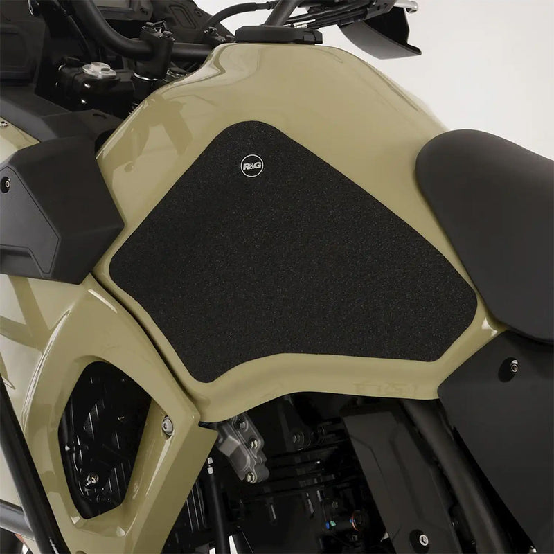 Load image into Gallery viewer, R&amp;G Tank Traction Grips for Kawasaki KLR 650 22- Black
