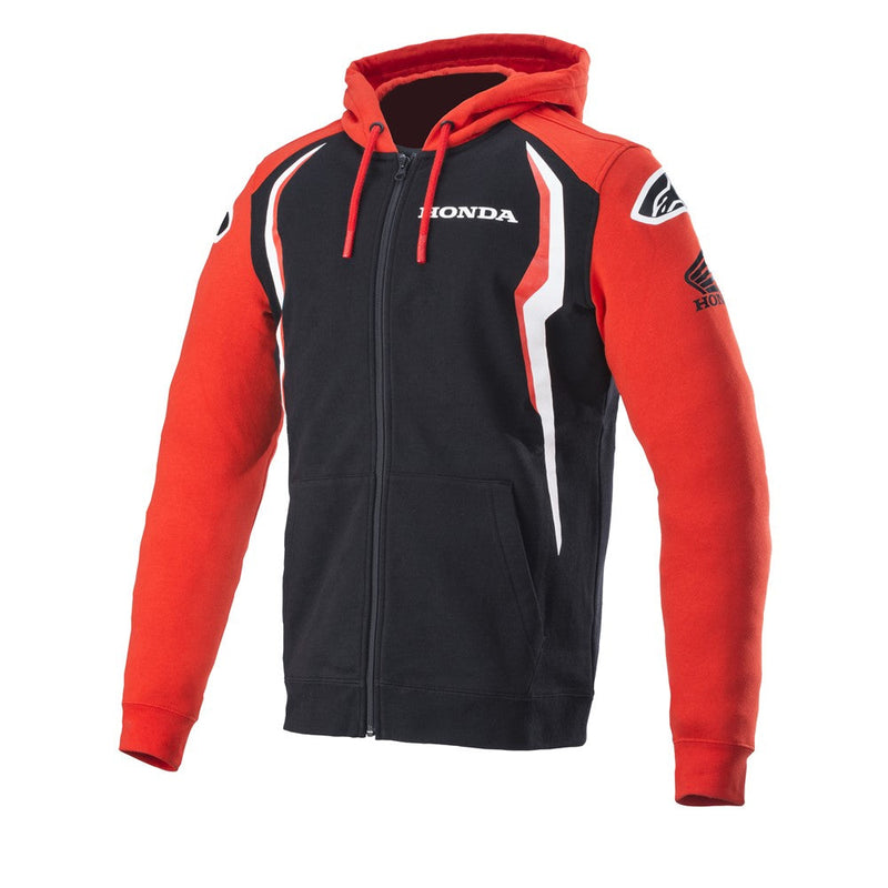 Load image into Gallery viewer, Alpinestars Honda Zip Hoodie Red/Black
