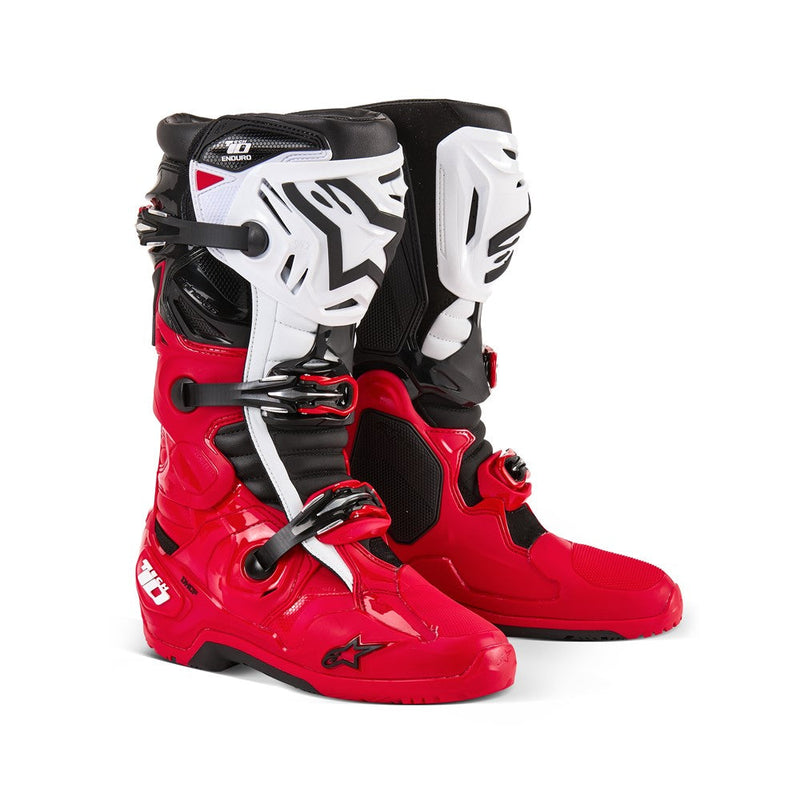 Load image into Gallery viewer, Alpinestars Tech-10 Enduro Boots Bright Red/Black/White
