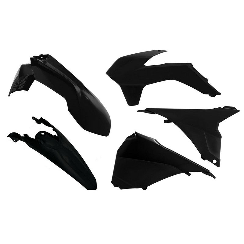 Load image into Gallery viewer, PLASTICS KIT RTECH 5 PIECE BLACK KTM EXC EXC-F
