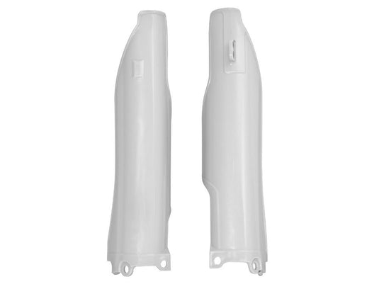 FORK PROTECTORS RTECH WHITE KAWASAKI KLX450R 07-16 KX125 07-08 KX250 07-08 KX250F 06-08 KX450F 06-08
