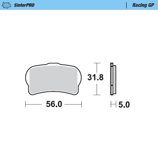 BRAKE PADS FRONT MOTO MASTER RACING GP