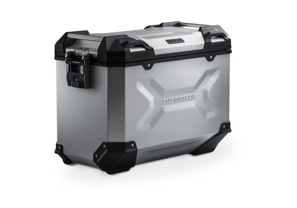 Load image into Gallery viewer, SW MOTECH TRAX ADVENTURE SIDE CASE LEFT ALUMINUM 45L SILVER

