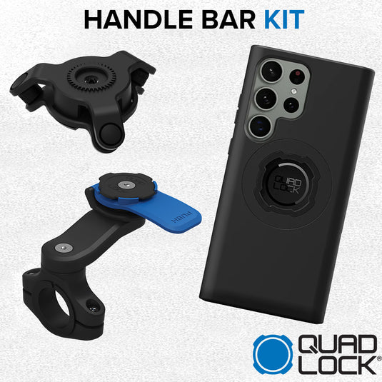 Samsung Galaxy S23 Ultra Handlebar Mount Kit Quad Lock