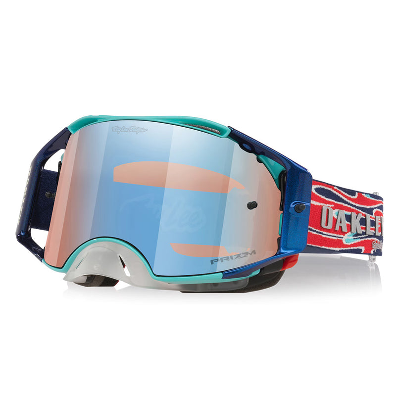 Load image into Gallery viewer, Airbrake MX Goggle TLD Blue Strap with Sapphire Iridium Lens
