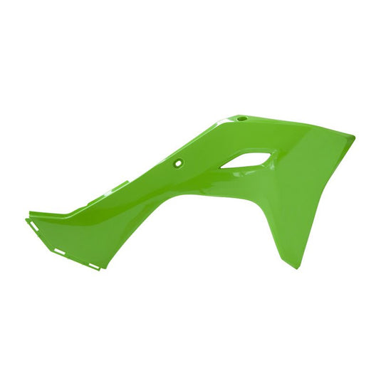 RADIATOR SHROUDS RTECH GREEN KAWASAKI KX250 KX250X KX300X KX450F KX450X
