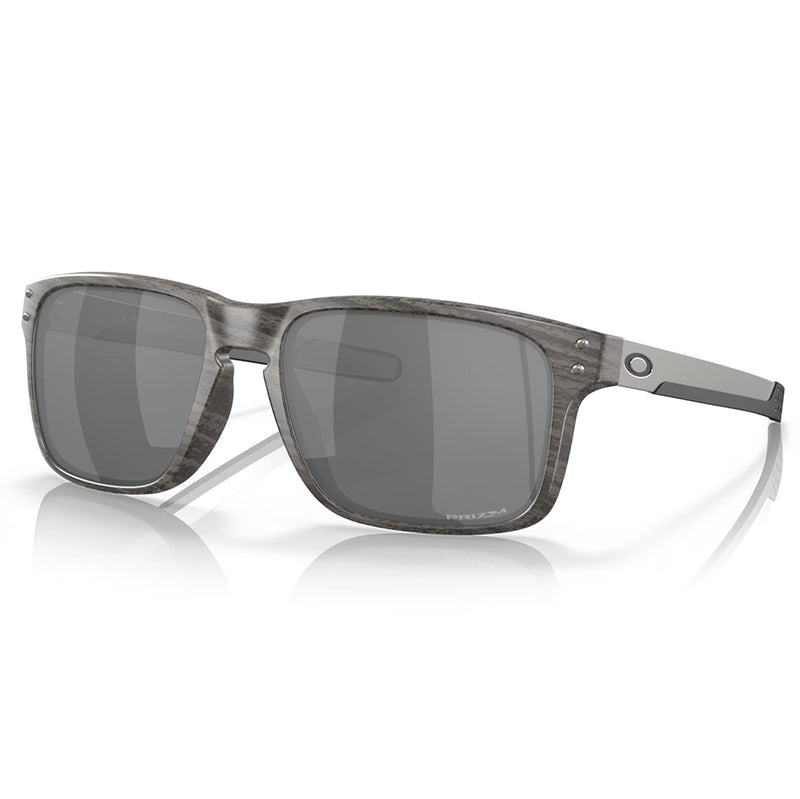 Load image into Gallery viewer, 0OO9384-0457 Oakley Holbrook Sunglasses Mix Woodgrain Frame with PRIZM Black Lens
