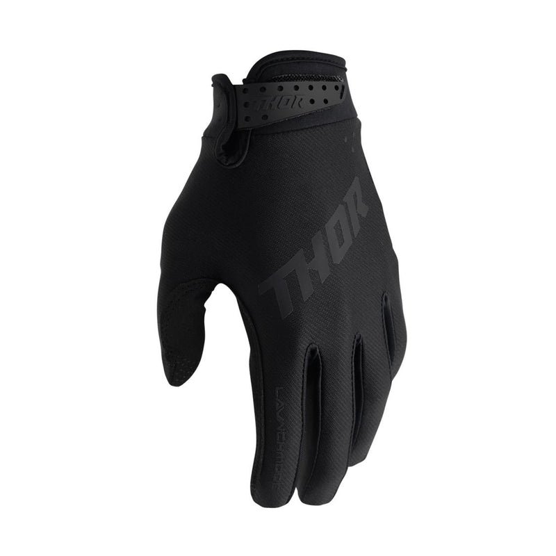 Load image into Gallery viewer, THOR GLOVE YOUTH LAUNCHMODE SPLIT BLACK
