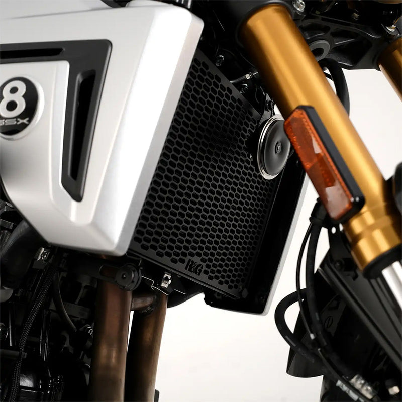 Load image into Gallery viewer, R&amp;G PRO Radiator Guard for Suzuki GSX-8T &amp; GSX-8TT '25- Black
