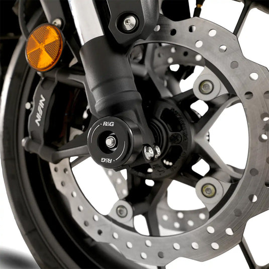 R&G Fork Protectors for Suzuki GSX-8S '23-- GSX-8T 25-- GSX-8TT 25- & V-Strom 800DE 23- Black