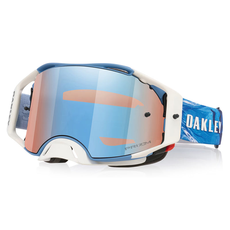 Load image into Gallery viewer, Airbrake MX Goggle Sexton Sig. White Strap with Prizm Sapphire Lens
