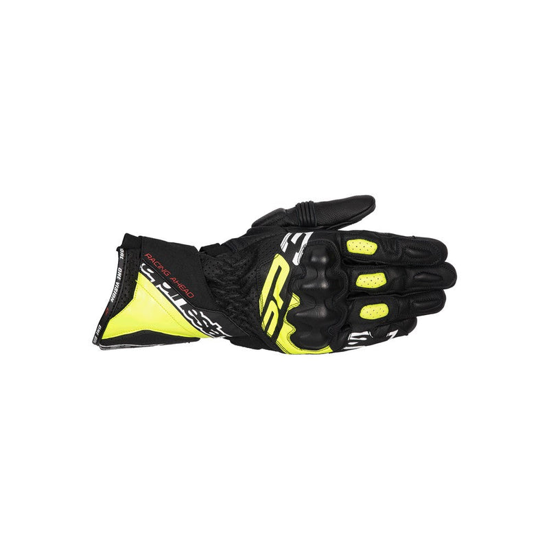 Load image into Gallery viewer, Alpinestars SP-3 Gloves Black/Yellow Fluoro/White
