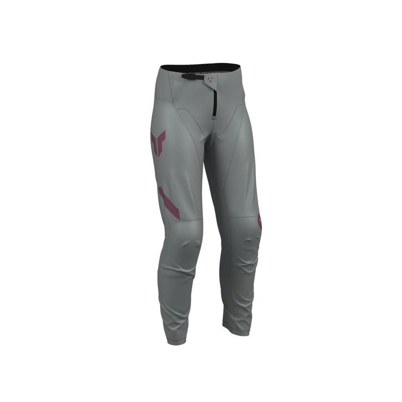 Load image into Gallery viewer, THOR MX PANT WOMENS RIDEMODE MENACE PUR/GRAY

