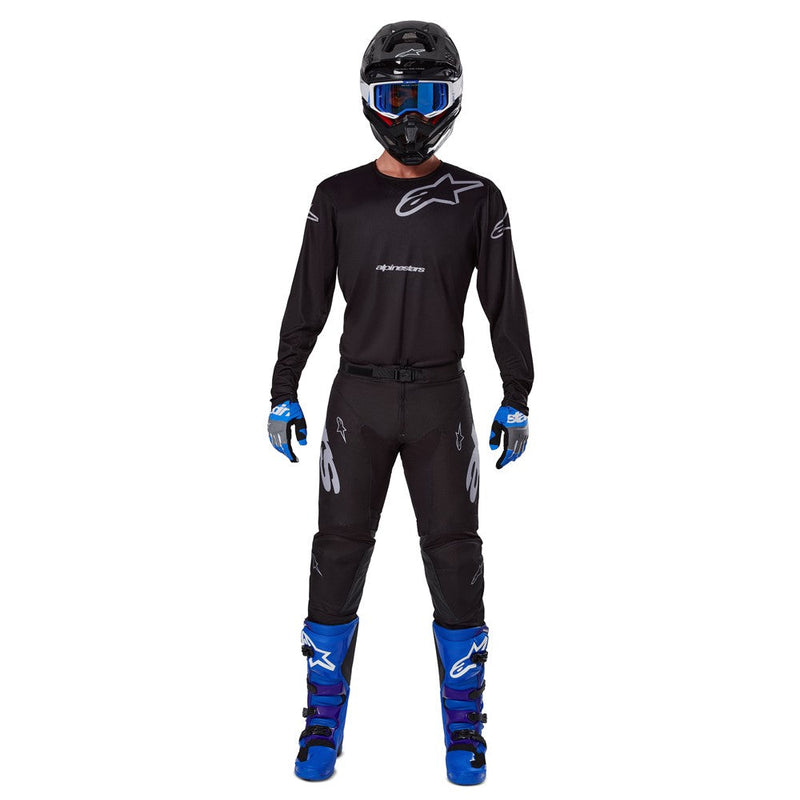 Load image into Gallery viewer, Alpinestars Racer Graphite Jersey Black/Gray
