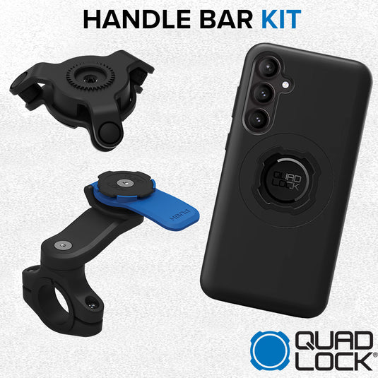Samsung Galaxy S23FE Handlebar Mount Kit Quad Lock