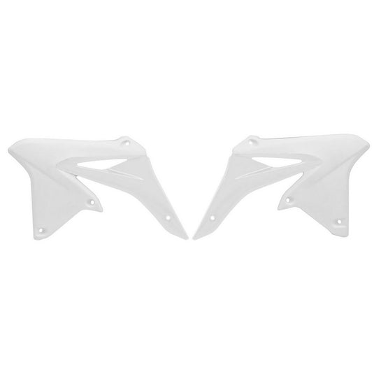 RADIATOR SHROUDS RTECH WHITE SUZUKI RMZ250 10-18