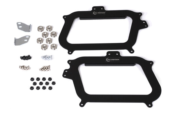 Load image into Gallery viewer, SIDE CARRIER ADAPTER KIT SW MOTECH FOR TRAX ATTACHABLE TO GIVI SIDE CARRIERS
