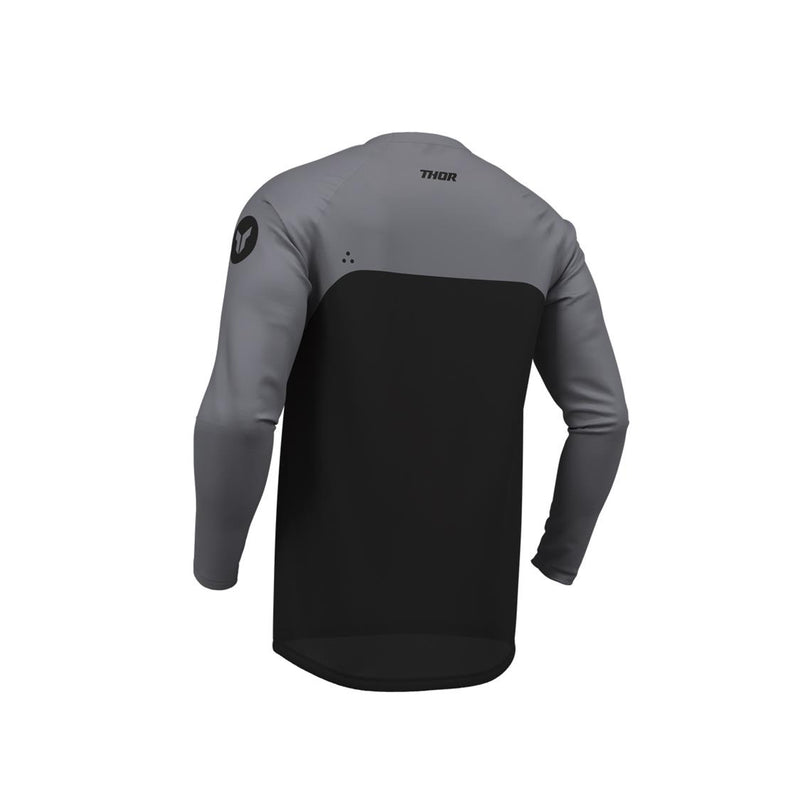 Load image into Gallery viewer, THOR MX JERSEY YOUTH RIDEMODE MENACE BLACK
