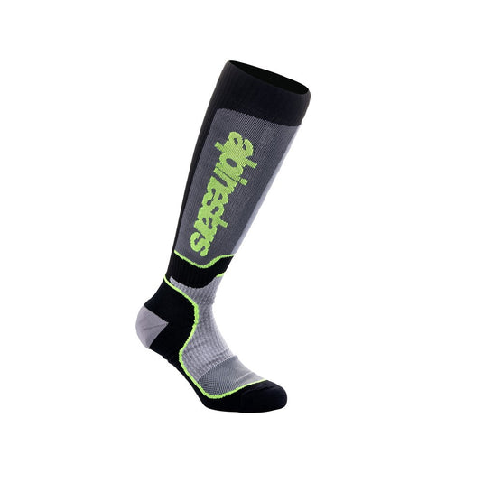 Alpinestars MX Plus ocks Black/Gray/Yellow Fluoro