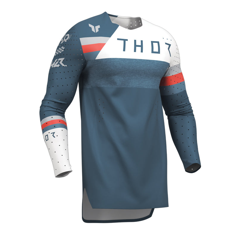 Load image into Gallery viewer, THOR MX JERSEY SPORTMODE LEAGUE BLUE/WHITE
