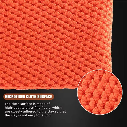 SPTA ORANGE CLAY MITT