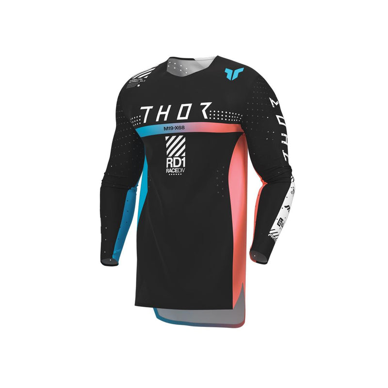 Load image into Gallery viewer, THOR MX JERSEY YOUTH SPORTMODE SYNTH BLACK
