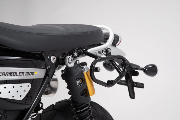 Load image into Gallery viewer, SIDE CARRIER SW MOTECH LEFT TRIUMPH SCRAMBLER 1200 18-ON
