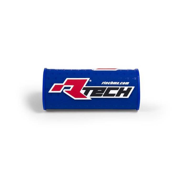 Load image into Gallery viewer, HANDLE BAR PAD RTECH BLACK FATBAR BLUE
