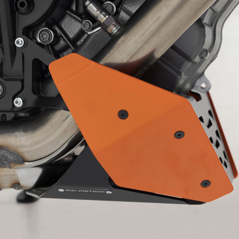Load image into Gallery viewer, FRONT SPOILER SW MOTECH ORANGE BLACK KTM 1290 SUPERDUKE 13-20
