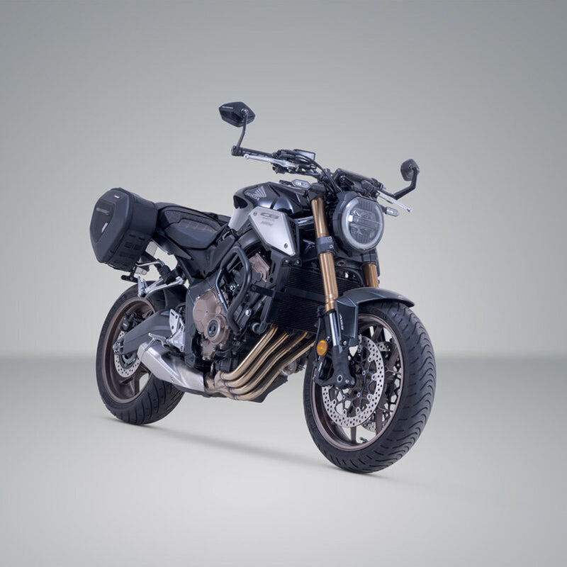 Load image into Gallery viewer, SW MOTECH PRO BLAZE SADDLEBAGS PRO SET HIGH HONDA CB650R CBR650R 18-ON
