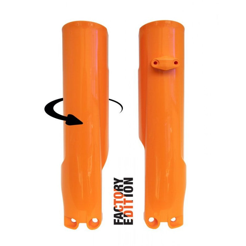 Load image into Gallery viewer, FORK PROTECTORS RTECH ORANGE KTM EXC SX SX-F XC XC-F XC-W XCF-W
