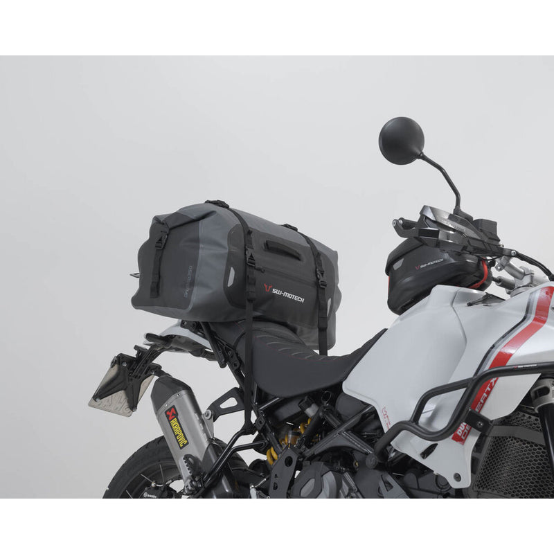 Load image into Gallery viewer, TAIL BAG SW MOTECH DRYBAG 35 LITRE WEATHERPROOF GREY BLACK
