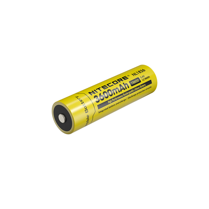 Load image into Gallery viewer, NITECORE LI-ION RECHARGEABLE 18650 BATTERY 3600MAH 3.6V

