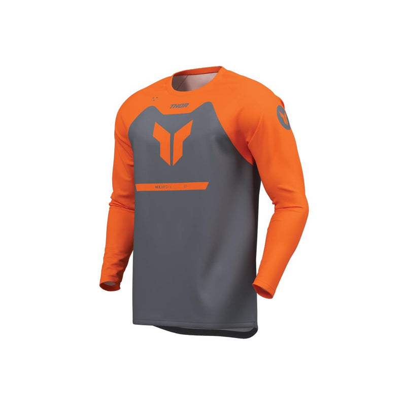Load image into Gallery viewer, THOR MX JERSEY YOUTH RIDEMODE MENACE CHARCOAL
